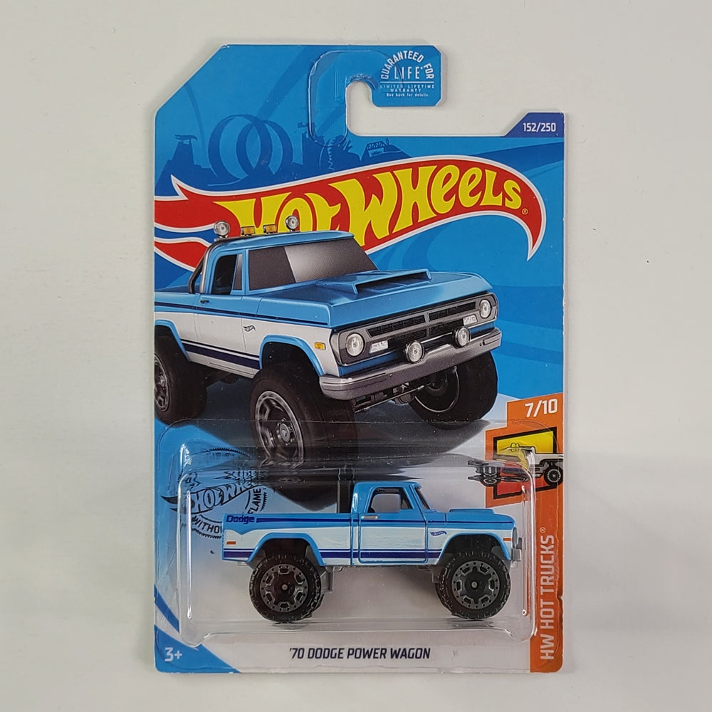 Hot Wheels - '70 Dodge Power Wagon (Light Blue)