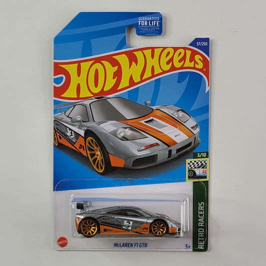 Hot Wheels - McLaren F1 GTR (Metalflake Silver)