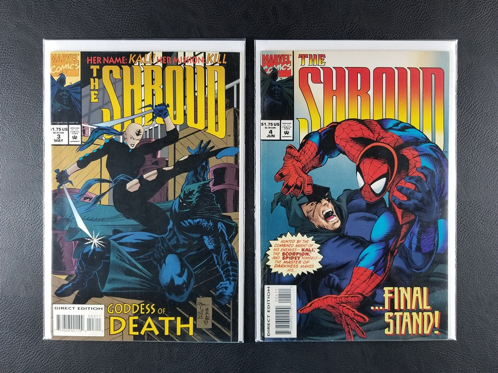 The Shroud #3 & 4 Set (Marvel, 1994)