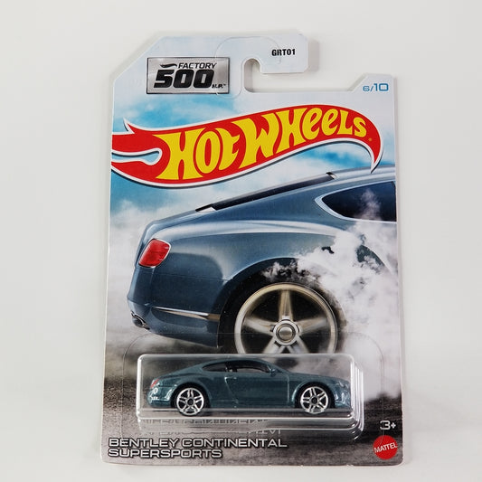 Hot Wheels - Bentley Continental Supersports (Metalflake Steel Blue) {Walmart Exclusive]