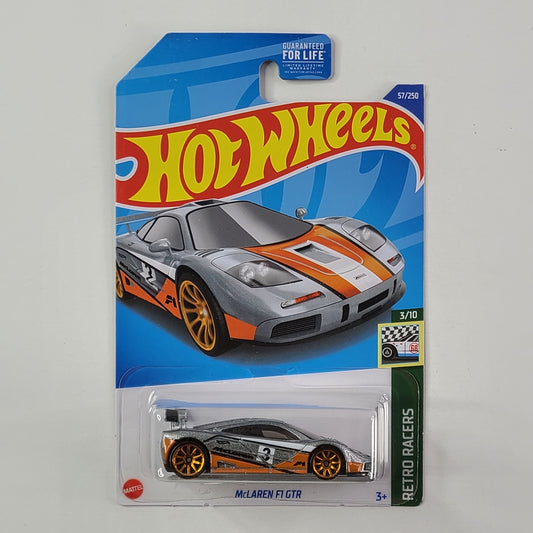 Hot Wheels - McLaren F1 GTR (Metalflake Silver)