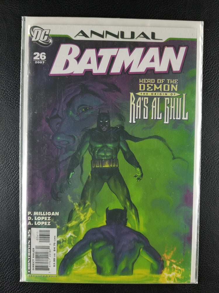 Batman Annual #26 (DC, October 2007)