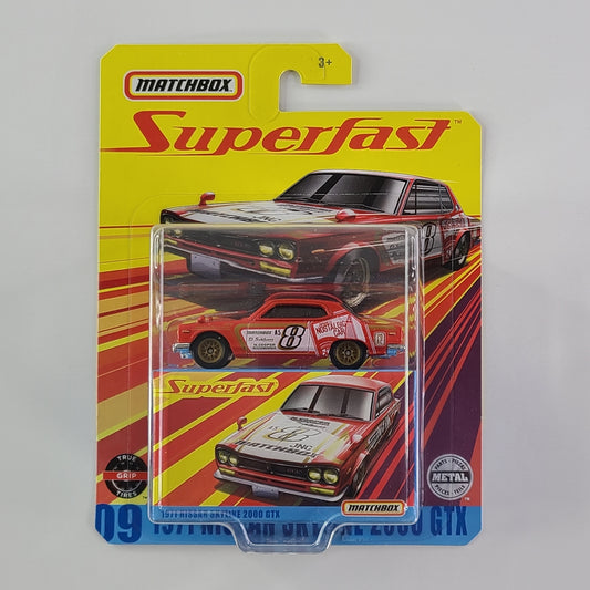 Matchbox - 1971 Nissan Skyline 2000 GTX (Red)