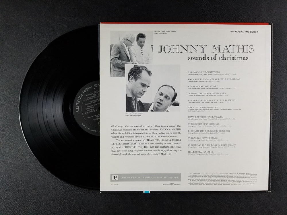 Johnny Mathis - Sounds of Christmas (1963, LP)