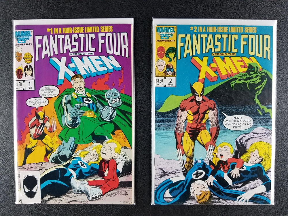 Fantastic Four vs. X-Men #1-3 Set (Marvel, 1987)