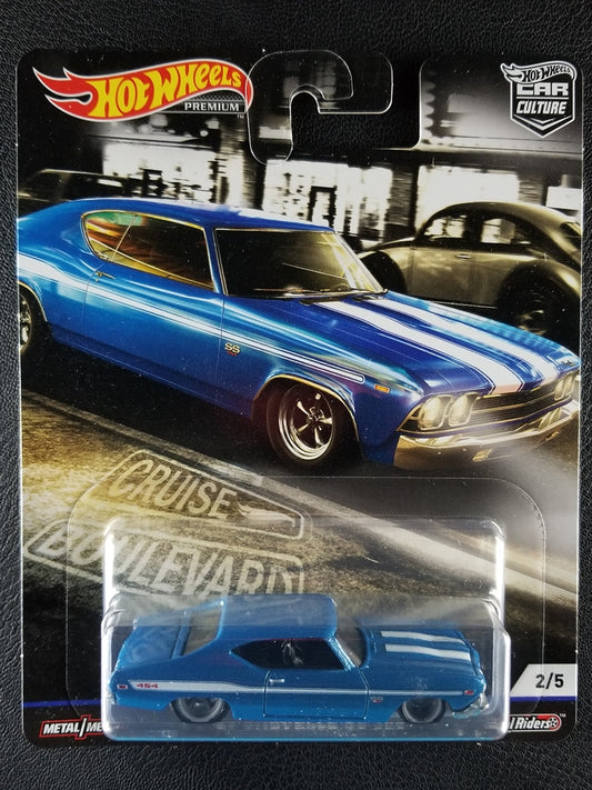 Hot Wheels Premium - '69 Chevelle SS 396 (Blue) [2/5 - Car Culture: Cruise Boulevard]