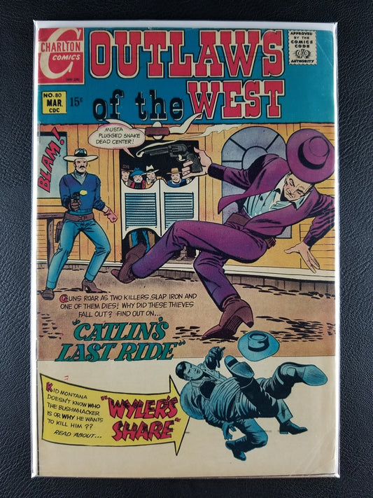 Outlaws of the West [1957] #80 (Charlton Comics Group, March 1970)