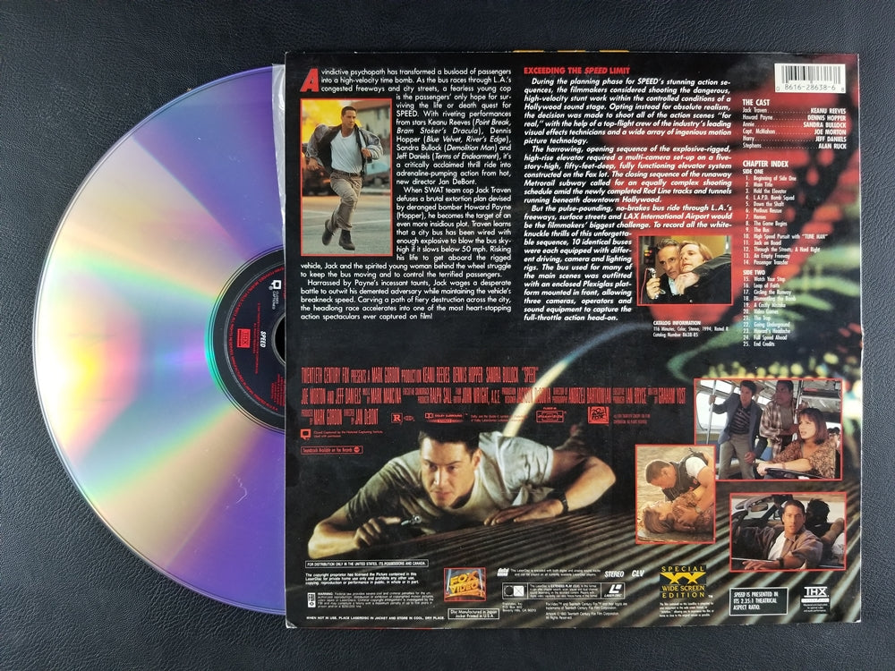 Speed [Widescreen] (1994, Laserdisc)
