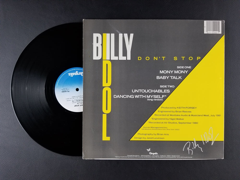 Billy Idol - Don't Stop (1981, 12'' EP)