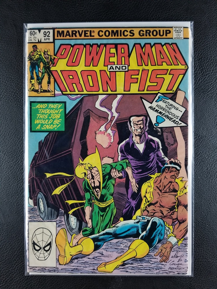 Power Man and Iron Fist (Hero For Hire) #92 (Marvel, April 1983)